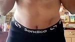 Gym freak aunty showing her huge body nude
