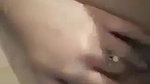 Young girl showing her tits and pussy