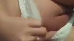 Young girl showing her tits and pussy