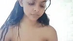 Beautiful cute sexy girl bathing