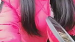 Chinese bitch getting fucked outside