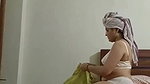 Aunty Changing Dress After Bath