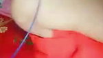 wet pussy GF masturbating during video call sex