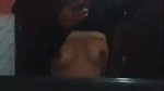 horny mall topless before mirror viral boobs show