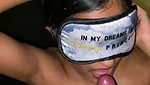blindfolded girl bj