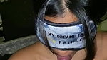blindfolded girl bj