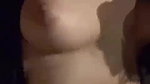beautiful wife boobs press