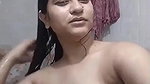 big boobs chubby girl bathing