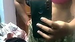 cute wife mirror selfie