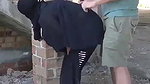 hijabi girl fucked in standing position