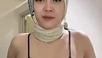 Horny Indonesian hijab girl Showing Boobs