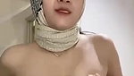 Horny Indonesian hijab girl Showing Boobs