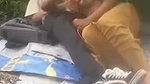 park hj and boob pressing