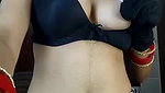 Sexy girl Bra removing and boobs show