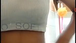 Dusky Tamil Girl After Bath Wearing Clothes
