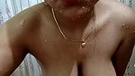 Aunty showing her full body