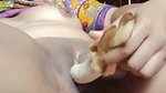 Banana pussy masturbation porn video IndianPornDude
