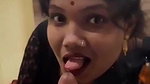 cute expression bhabhi in saree with Desi blowjob