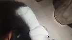first time Indian blowjob by horny girl viral MMS