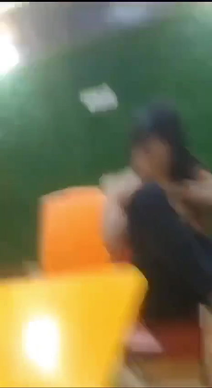 cute GF sitting topless in restaurant FSI sex