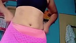 Curvy figure with big ass girl showing everything