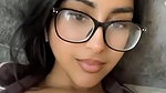cute girl in glasses topless viral show of big boobs