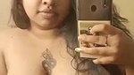 chubby mallu hot tanker girl topless selfie