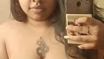 chubby mallu hot tanker girl topless selfie