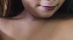 chubby girl bending and showing big boobs