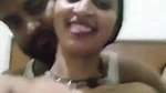village couple hot romance with wife boob press