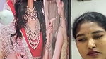 bridal makeup girl viral big boobs pressing selfie