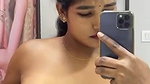 bridal makeup girl viral big boobs pressing selfie