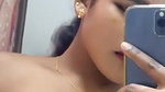 bridal makeup girl viral big boobs pressing selfie