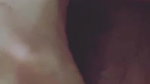 horny babe fingering and round boobs show