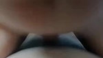 Indian couple foreplay with wife boob press