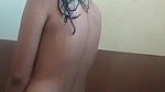skinny girl nude bath video making for lover