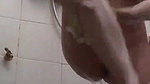girl taking shower bath