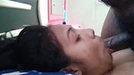 girlfriend mouth fucking by lover in Tamil sex clip