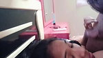 girlfriend mouth fucking by lover in Tamil sex clip