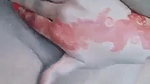 naked girl dildoing in solo selfie sex video