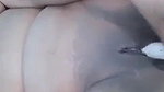 naked girl dildoing in solo selfie sex video