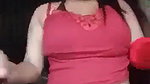 busty Indian bhabhi topless playing with big boobs