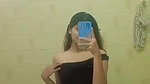 shy college girl boobs show in mirror video MMS
