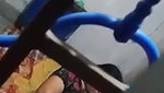brother wife Indian fingering caught through window