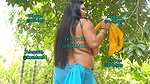 Barsha Opening Yellow Blouse & Showing Massive Side Boobs ~ Naari Magazine Shoot
