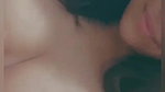 cute Indian selfie girl viral play with big boobs