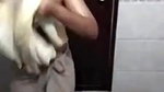 short hair girlfriend nude bath on video call