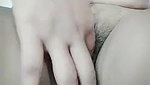 Bangla desi horny Young girl rubbing her pussy while recording for lover