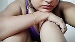 Bangla desi horny Young girl rubbing her pussy while recording for lover