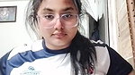 chubby girl big boobs play in topless video making